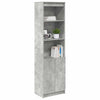 Betongrauer Schrank Haden 50x35x180cm (Holz)