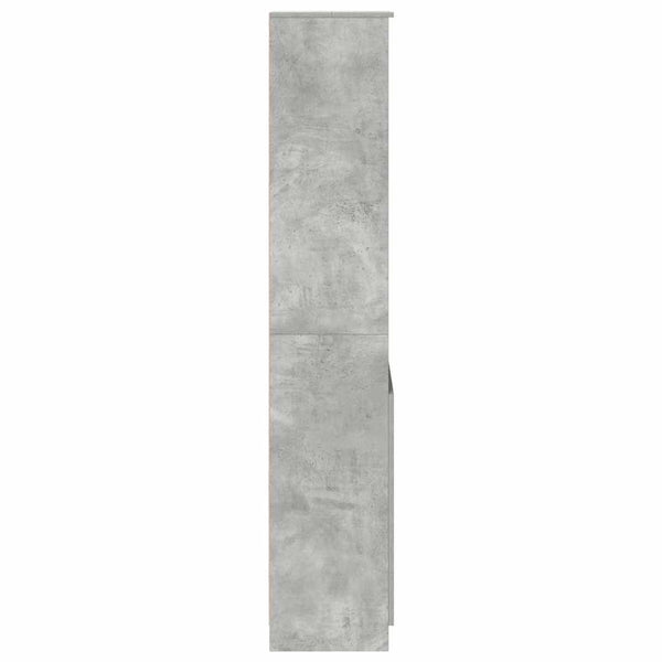 Betongrauer Schrank Haden 50x35x180cm (Holz)