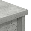 Betongrauer Schrank Haden 50x35x180cm (Holz)