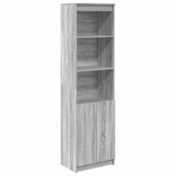 Harmaa kaappi Haden 50x35x180cm (puinen)