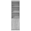 Harmaa kaappi Haden 50x35x180cm (puinen)
