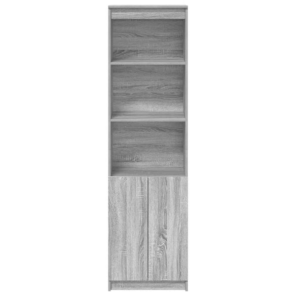 Harmaa kaappi Haden 50x35x180cm (puinen)