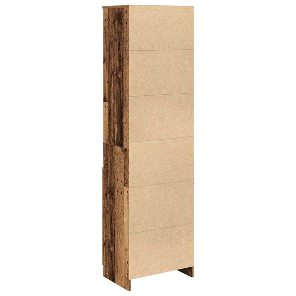Vanha puu kaappi Haden 50x35x180cm (puinen)