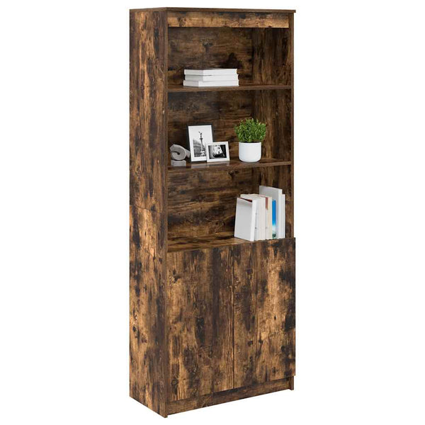 Räuchereiche Schrank Haden 70x35x180cm (Holz)