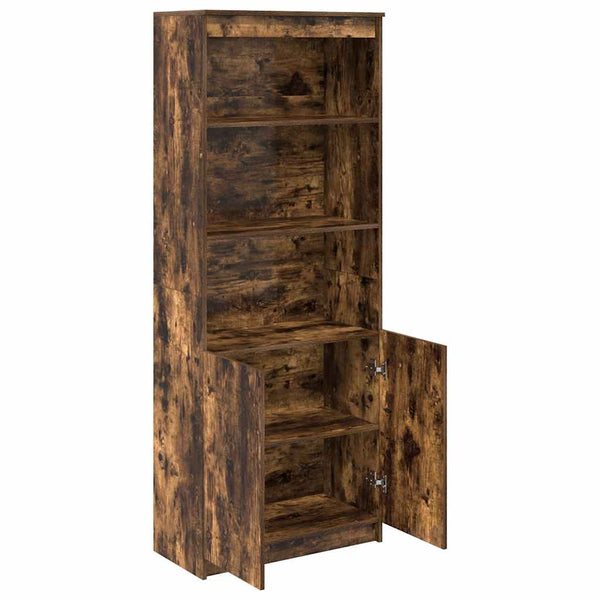 Räuchereiche Schrank Haden 70x35x180cm (Holz)