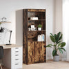 Räuchereiche Schrank Haden 70x35x180cm (Holz)