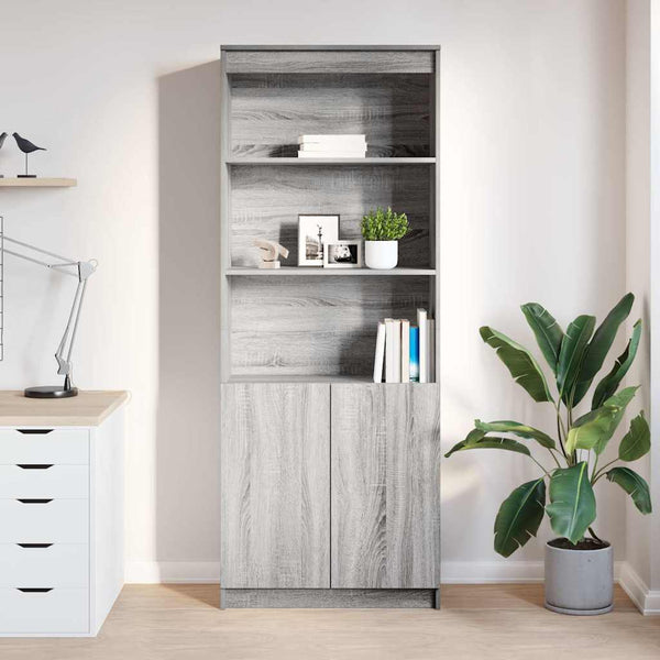 Harmaa kaappi Haden 70x35x180cm (puinen)