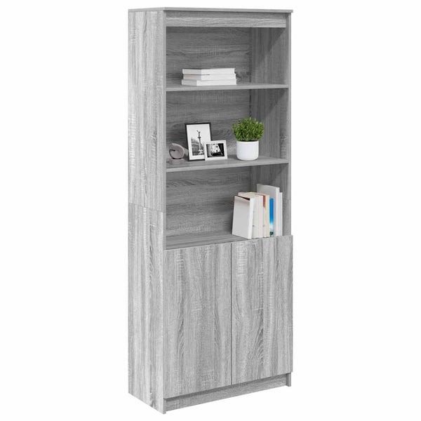 Harmaa kaappi Haden 70x35x180cm (puinen)