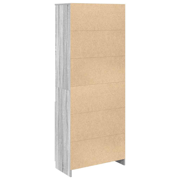 Harmaa kaappi Haden 70x35x180cm (puinen)