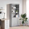 Harmaa kaappi Haden 70x35x180cm (puinen)