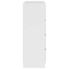 Weißes Sideboard Rosen 100x35x99cm (Holz)