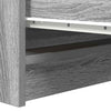 Graues Sideboard Rosen 100x35x99cm (Holz)