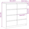 Alte Holzkommode Rosen 100x35x99cm (Holz)