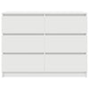Weißes Sideboard Christian 100x35x76cm (Holz)