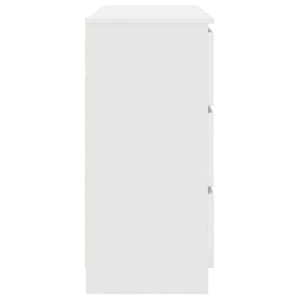 Weißes Sideboard Christian 100x35x76cm (Holz)