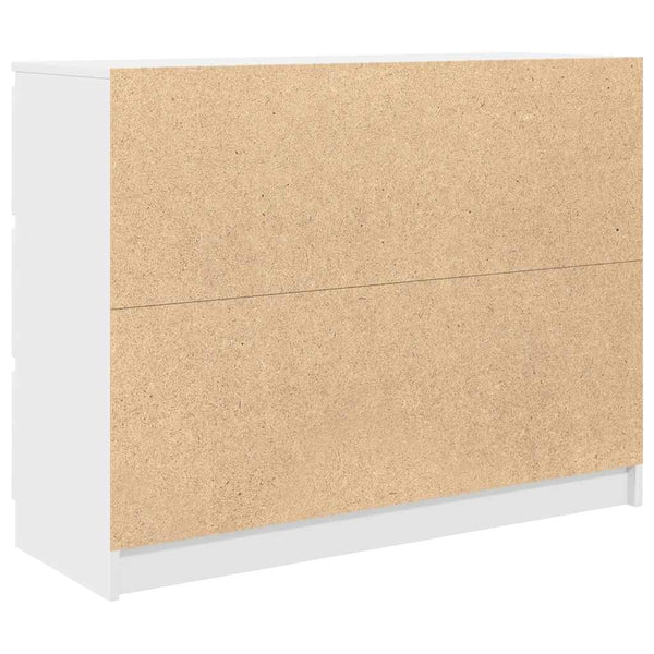 Weißes Sideboard Christian 100x35x76cm (Holz)