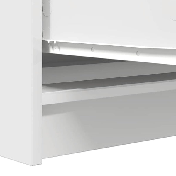 Weißes Sideboard Christian 100x35x76cm (Holz)