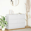 Weißes Sideboard Christian 100x35x76cm (Holz)