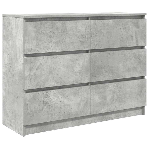 Betoninharmaa senkki Christian 100x35x76cm (puinen)