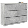 Betoninharmaa senkki Christian 100x35x76cm (puinen)