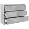 Betoninharmaa senkki Christian 100x35x76cm (puinen)