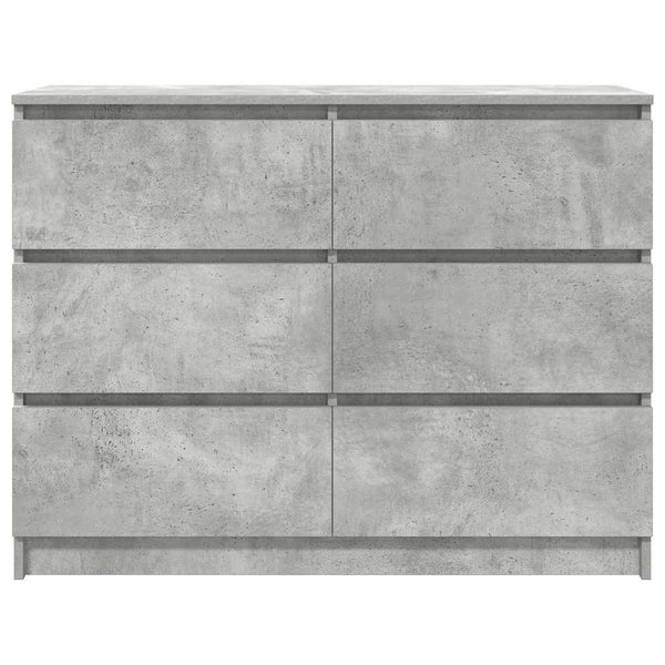 Betoninharmaa senkki Christian 100x35x76cm (puinen)