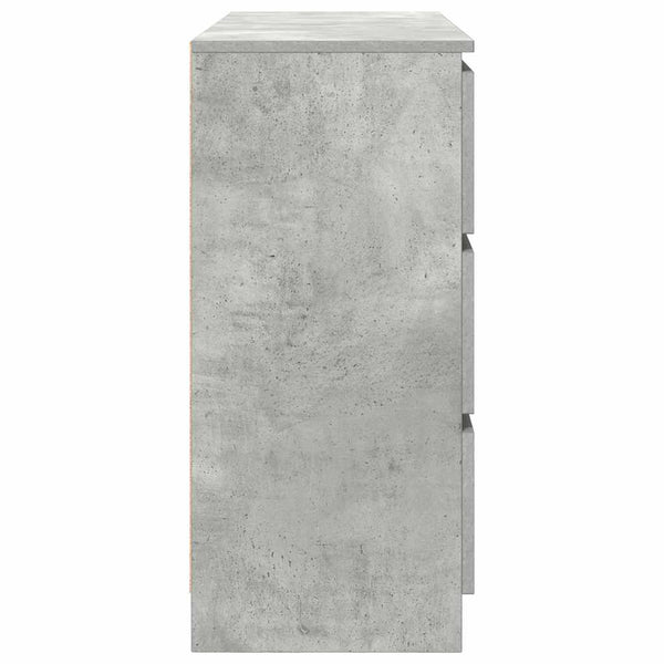 Betoninharmaa senkki Christian 100x35x76cm (puinen)