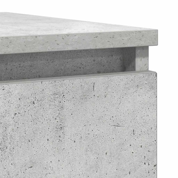 Betoninharmaa senkki Christian 100x35x76cm (puinen)