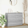 Harmaa senkki Christian 100x35x76cm (engineered wood)