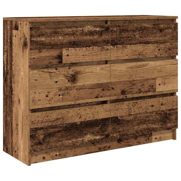 Vanha puu senkki Christian 100x35x76cm (puinen)