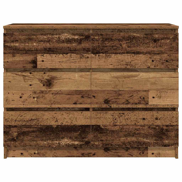 Vanha puu senkki Christian 100x35x76cm (puinen)