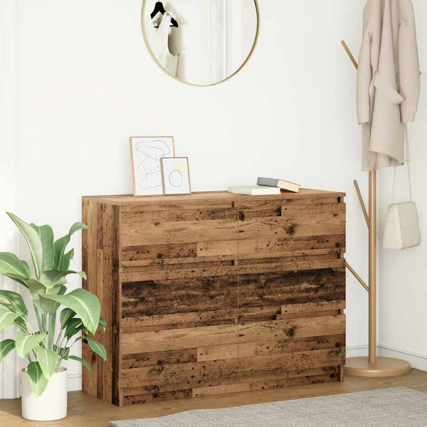 Vanha puu senkki Christian 100x35x76cm (puinen)