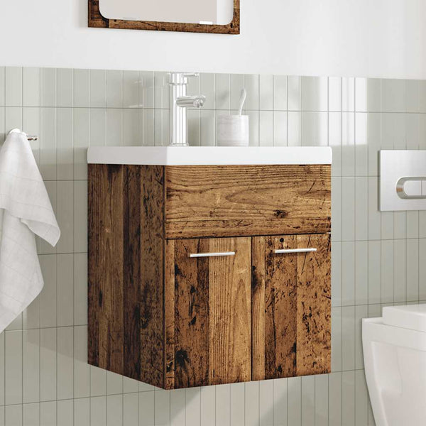 Badezimmermöbel-Set Miercurea (2-teilig, Holz, Altholz)