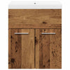 Badezimmermöbel-Set Miercurea (2-teilig, Holz, Altholz)