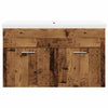 Miercurean Badezimmermöbel-Set (2-teilig, Altholz, Holz)