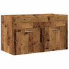 Miercurean Badezimmermöbel-Set (2-teilig, Altholz, Holz)
