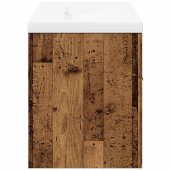 Miercurean Badezimmermöbel-Set (2-teilig, Altholz, Holz)
