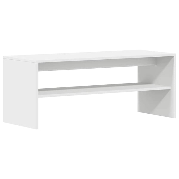 Valkoinen tv-taso Mahler 100x40x40cm (lastulevy)