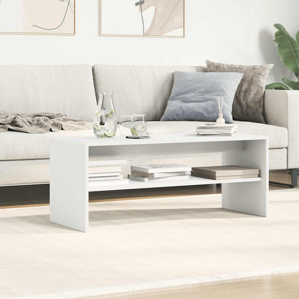 Valkoinen tv-taso Mahler 100x40x40cm (lastulevy)