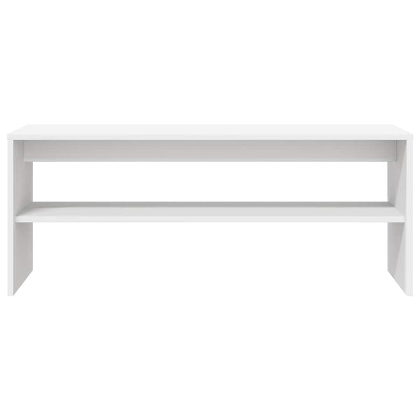 Valkoinen tv-taso Mahler 100x40x40cm (lastulevy)