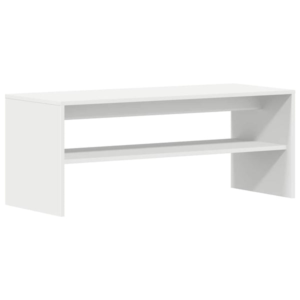 Valkoinen tv-taso Mahler 100x40x40cm (lastulevy)
