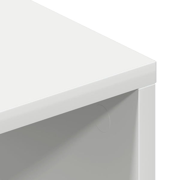 Valkoinen tv-taso Mahler 100x40x40cm (lastulevy)
