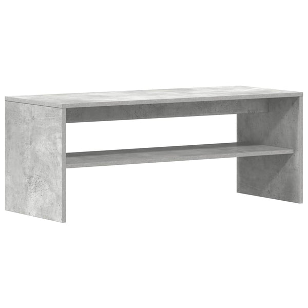 Betoninharmaa tv-taso Mahler 120x40x40cm (lastulevy)