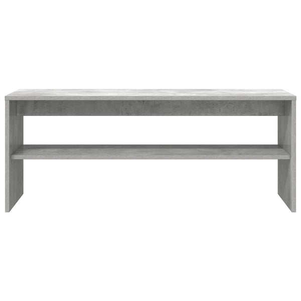 Betoninharmaa tv-taso Mahler 120x40x40cm (lastulevy)