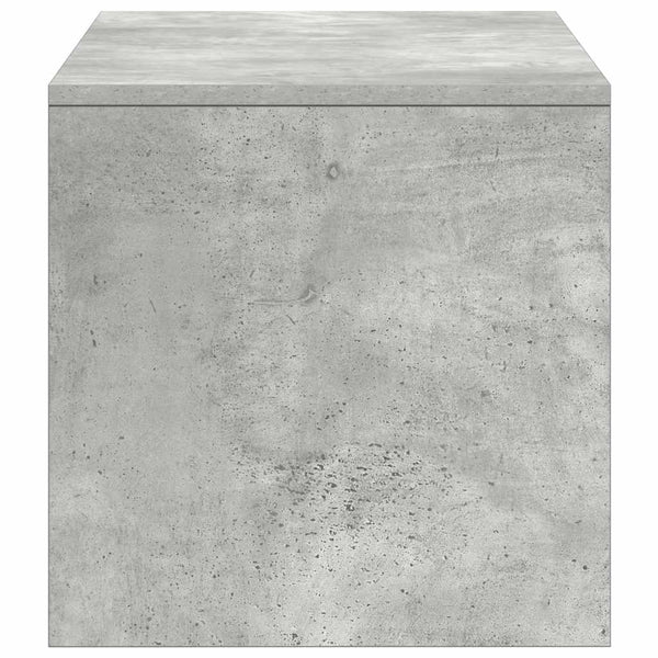 Betoninharmaa tv-taso Mahler 120x40x40cm (lastulevy)