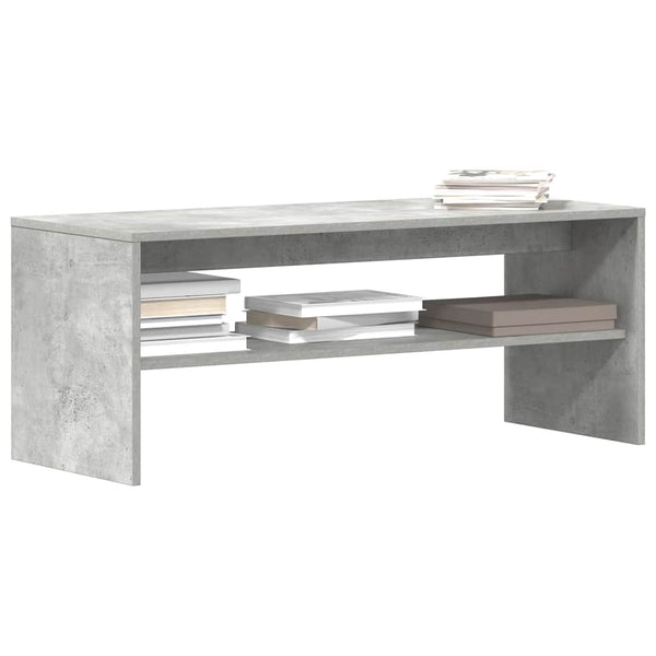 Betoninharmaa tv-taso Mahler 120x40x40cm (lastulevy)