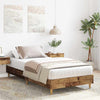 Vanha puu sängynrunko ei patjaa Margarusa 90x200cm (engineered wood)