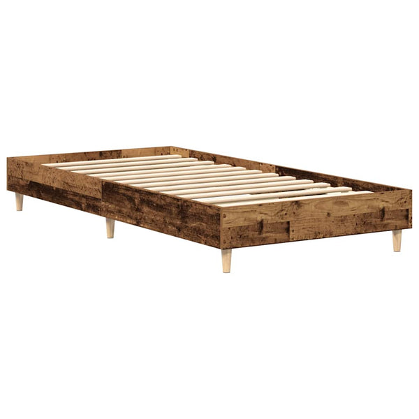 Vanha puu sängynrunko ei patjaa Margarusa 90x200cm (engineered wood)
