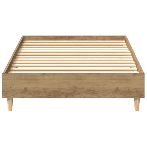 Artisan oak sängynrunko ei patjaa Margarusa 90x200cm (engineered wood)