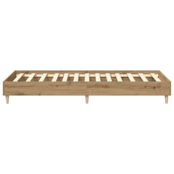 Artisan oak sängynrunko ei patjaa Margarusa 90x200cm (engineered wood)